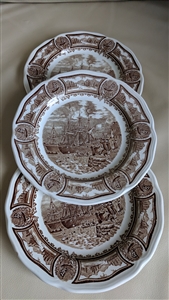 Americana Style House Ironstone plates J G Meakin