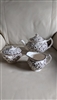 Johnson Brothers porcelain teapot and Sugar Bowl