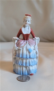 Hard porcelain woman Japanese call bell