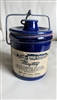 Maytag cobalt blue exterior stoneware cheese jar