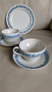 Wedgwood of Etruria Barlaston Queensware teacups