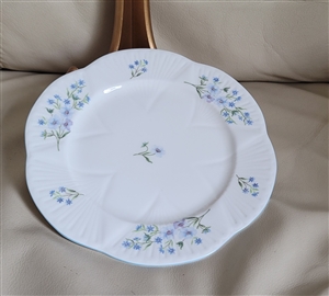 Salad Plate in Blue Rock Dainty Shape by Shelley