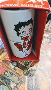 Betty Boop stacking porcelain mug set