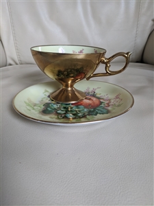 Porcelain teacup and saucer from Maruichi Japan