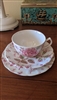 Rose Chintz Pink teacup plates Johnson Bros GB