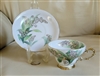 Chubu Japan porcelain teacup and saucer set