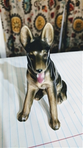 Occupied Japan German Shepherd figurine