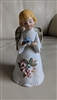 HOMCO porcelain Angel with blue bird Bell