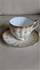 Victoria C and E bone china English teacup saucer