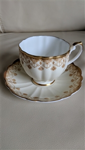 Victoria C and E bone china English teacup saucer