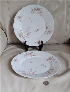 Theodore Haviland Roses design embossed plates