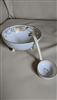 Antique Nippon mayonnaise footed bowl with ladle