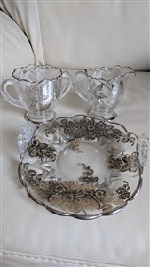 Silver City Co Blossom and Forest table setting