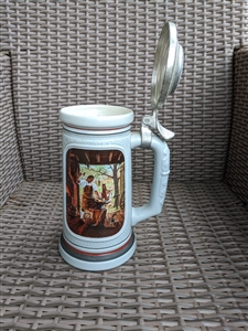 Beer Stein Avon Birth America Blacksmith 1985