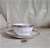 Stafford Red Leaf by Spode teacup and saucer set