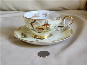 Lefton porcelain teacup and saucer