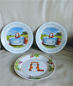 Rascal Nippon Animation collectible plates set