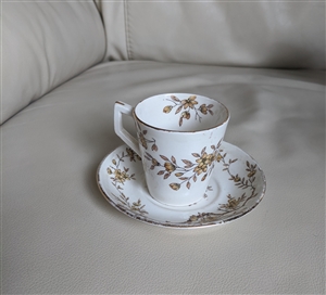 Assam Stoke on Trent Ridgway tea cup with saucer