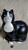 Sakura Warren Kimble Cat ceramic cookie jar