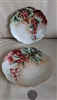 Bavarian porcelain plates fruit painted decoration