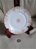 ELITE Limoges France rose elegant 7 in plate