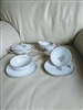 Noritake snow white porcelain tea time set DARYL