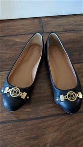 Tommy HIlfiger black slip ballet flats sz 7