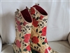 YIPPE statement rubber rain boots skulls roses