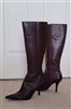 Nine West knee high healed leather women boots