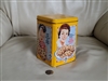 Nestle tin box storage with cookies recipe Retro