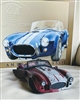 Shelby Cobra diecast 1/24 and 1966 Shelby tin sign