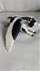 Plastic flying cow Betsy on line hanging string