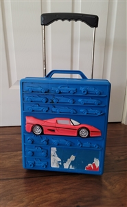 Hot Wheels 1997 car storage rolling suitcase rare