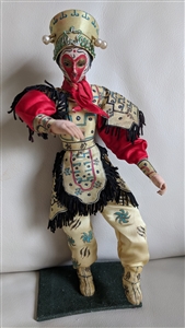 Tuong folk performance dancer doll from Vietnam