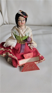 Italian doll 5 inch tall in traditional costume