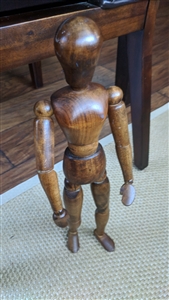 Wooden 16 inch articulated manikin display