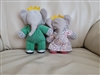 Barbar show elephants bean toys 1989 originals