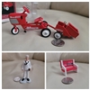 Murray tractor diecast and Coca Cola ornaments