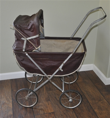 Welsh easy fold doll carriage