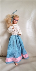 Mattel Barbie,1966, in crocheted dress