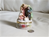 Nativity theme porcelain beautiful trinket box