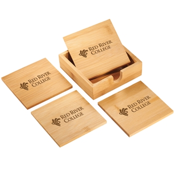 Bamboo Coaster Set