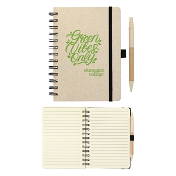 SS1010 - Wheat Straw Notebook with Pen