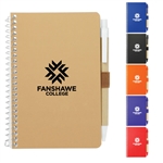 SS1033 - 4" x 6" FSC Mix Pocket Spiral Notebook with Pen