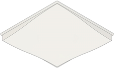 Zephyr Utility Plaster Ceiling Tile