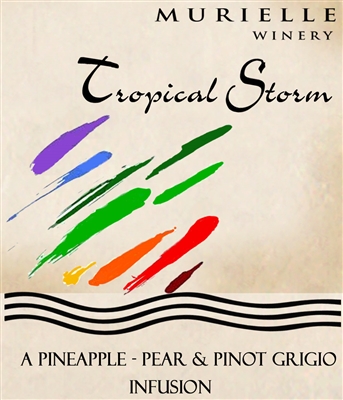 Tropical Storm Sweet White Wine by Murielle Winery
