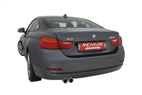 Remus Dual Tip Axle-back Sport Exhaust BMW F30/F31 2.0 (N43B) 328i/428i