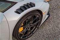 Vorsteiner Lamborghini Huracan Novara Edizione Aero Front Fenders w/ Integrated Vents and Splash Sheilds Carbon Fiber PP 2x2 Glossy