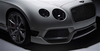 Vorsteiner Bentley Continental GT BR-10RS Aero Front Bumper DVWP w/ Front Spoiler Carbon Fiber PP 2x2 Glossy