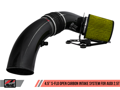 AWE 4.5" S-FLO Open Carbon Intake System for Audi RS 3 / TT RS